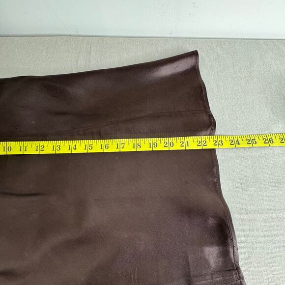 Vintage Express satiny‎ rich chocolate brown camisole - Picture 5 of 6